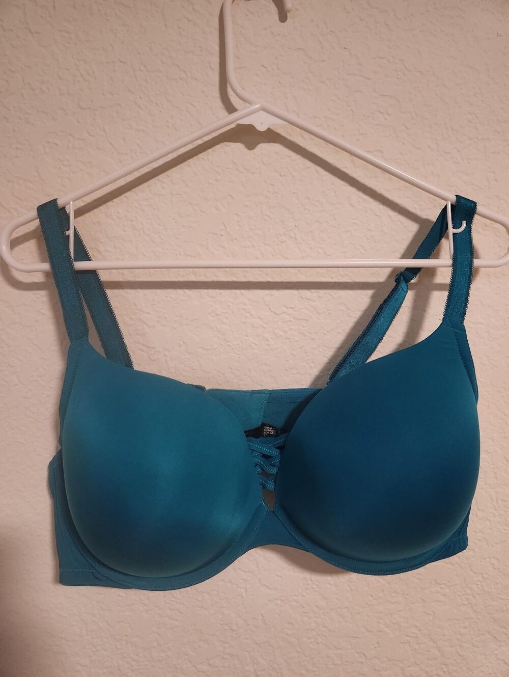 Torrid Teal Lace-Up Bra